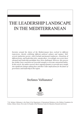 The Leadership Landscape in the Mediterranean