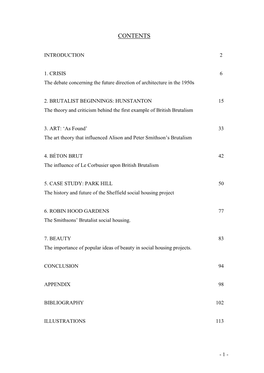 HUNSTANTON 15 the Theory and Criticism Behind the First Example of British Brutalism