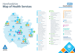 Herefordshire Map of Health Services