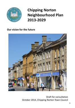 Chipping Norton Neighbourhood Plan 2013-2029