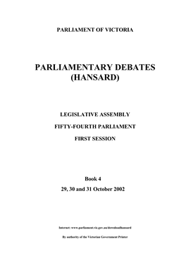 Book 4 29, 30 and 31 October 2002