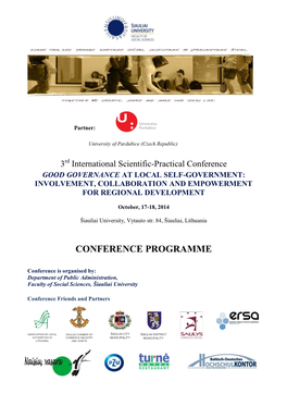 Conference Programme