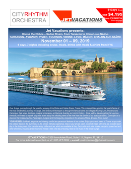 November 01 – 09, 2019 9 Days, 7 Nights Including Cruise, Meals, Drinks with Meals & Airfare from NYC