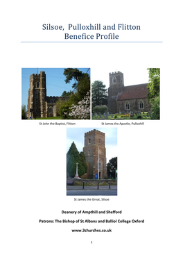 Silsoe, Pulloxhill and Flitton Benefice Profile