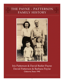 Payne-Patterson Family History