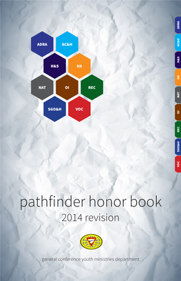 Pathfinder Honor Book 2014 Revision