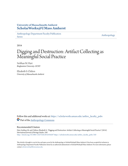 Artifact Collecting As Meaningful Social Practice Siobhan M