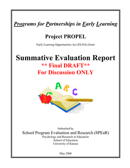 Summative Evaluation Report