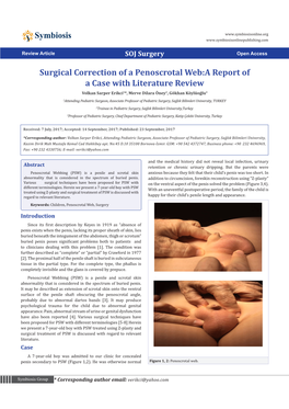 Surgical Correction of a Penoscrotal Web:A Report of a Case With