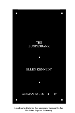 The Bundesbank Ellen Kennedy