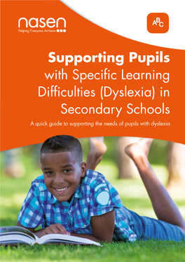 Supporting Pupils with Specific Learning