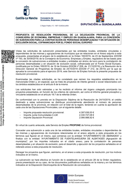 Propuesta De Resolución Provisional Guadalajara