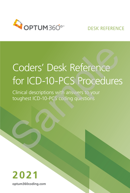Coders' Desk Reference for ICD-10-PCS Procedures