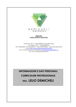 CV Lelio Demicheli-V.31