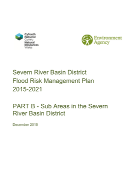 Severn River Basin District Flood Risk Management Plan 2015-2021