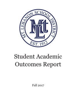 Student Academic Outcomes Report