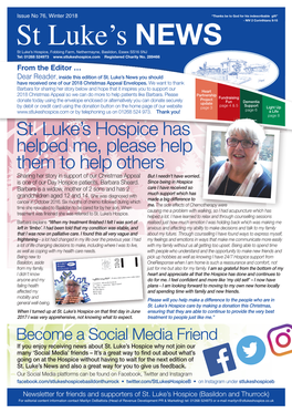 St Luke's NEWS