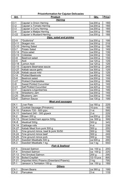 Product List Eng March. 2020