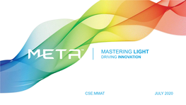 Metamaterial Technologies Inc. Light