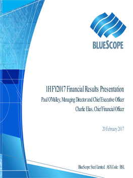1H FY2017 Results Presentation