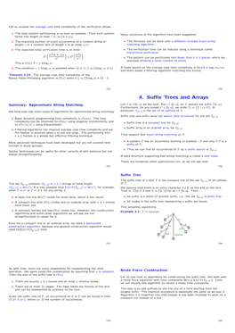 4. Suffix Trees and Arrays