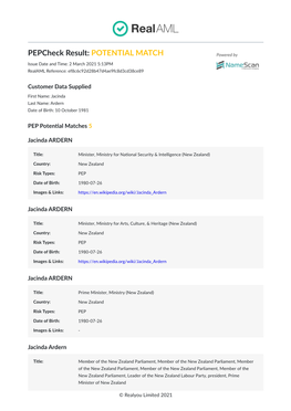 Realaml Verification Result