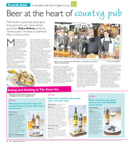 Beer at the Heart of Country Pub Mark Dorber Is Passionate About Good Food, Good Wine and - Above All Else – Good Beer