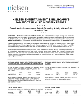 Nielsen Music 2014 Mid-Year US Release