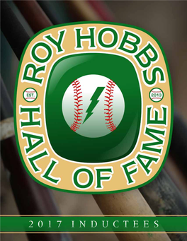 2017 Roy Hobbs Hall of Fame Yearbook