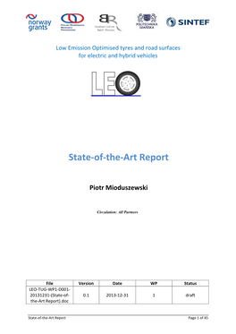 State-Of-The-Art Report Page 1 of 45