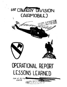 Headquarters, 1St Cavalry Division (Airmobile)