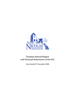 Trustees Annual Report and Financial Statements of the PCC