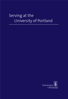 Serving at the University of Portland