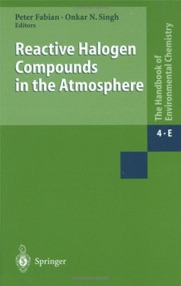 Reactive Chlorine Compounds in the Atmosphere