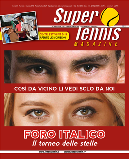 FORO ITALICO Il Torneo Delle Stelle