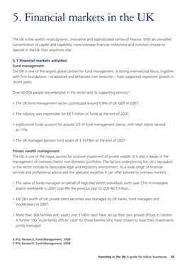 5. Financial Markets in the UK