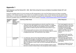 7 LPR Appendix 1 Summary of Issues