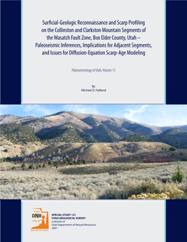 Surficial-Geologic Reconnaissance and Scarp Profiling on The