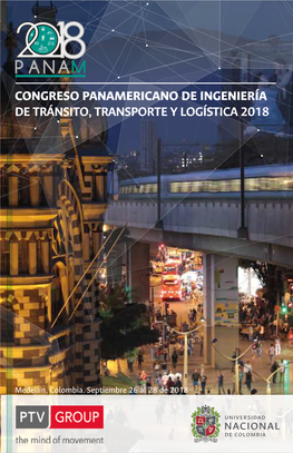 Congreso Panamericano De Ingeniería De Tránsito, Transporte Y Logística 2018