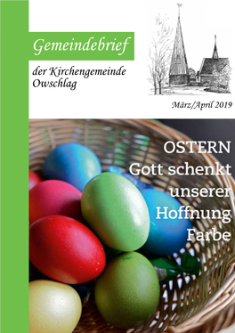 Gemeindebrief Der Kirchengemeinde Owschlag