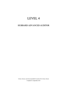 Hubbard Advanced Auditor