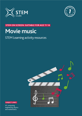 Movie Music STEM Learning Activity Resources