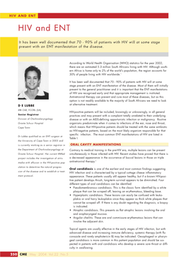 HIV and ENT HIV and ENT