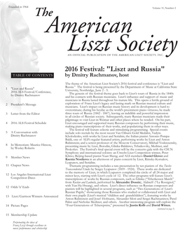 Liszt and Russia