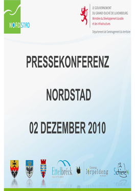 Pressekonferenz Nordstad 02 Dezember 2010