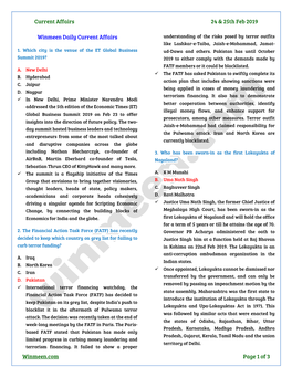 Current Affairs 24 & 25Th Feb 2019 Winmeen.Com Page 1 of 3