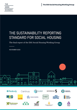 The Sustainability Reporting Standard for Social Housing