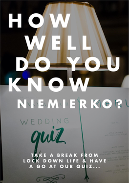 Niemierko Quiz