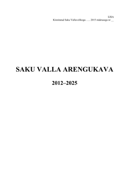 Saku Valla Arengukava 2012-2025