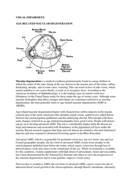 Visual Impairment Age-Related Macular